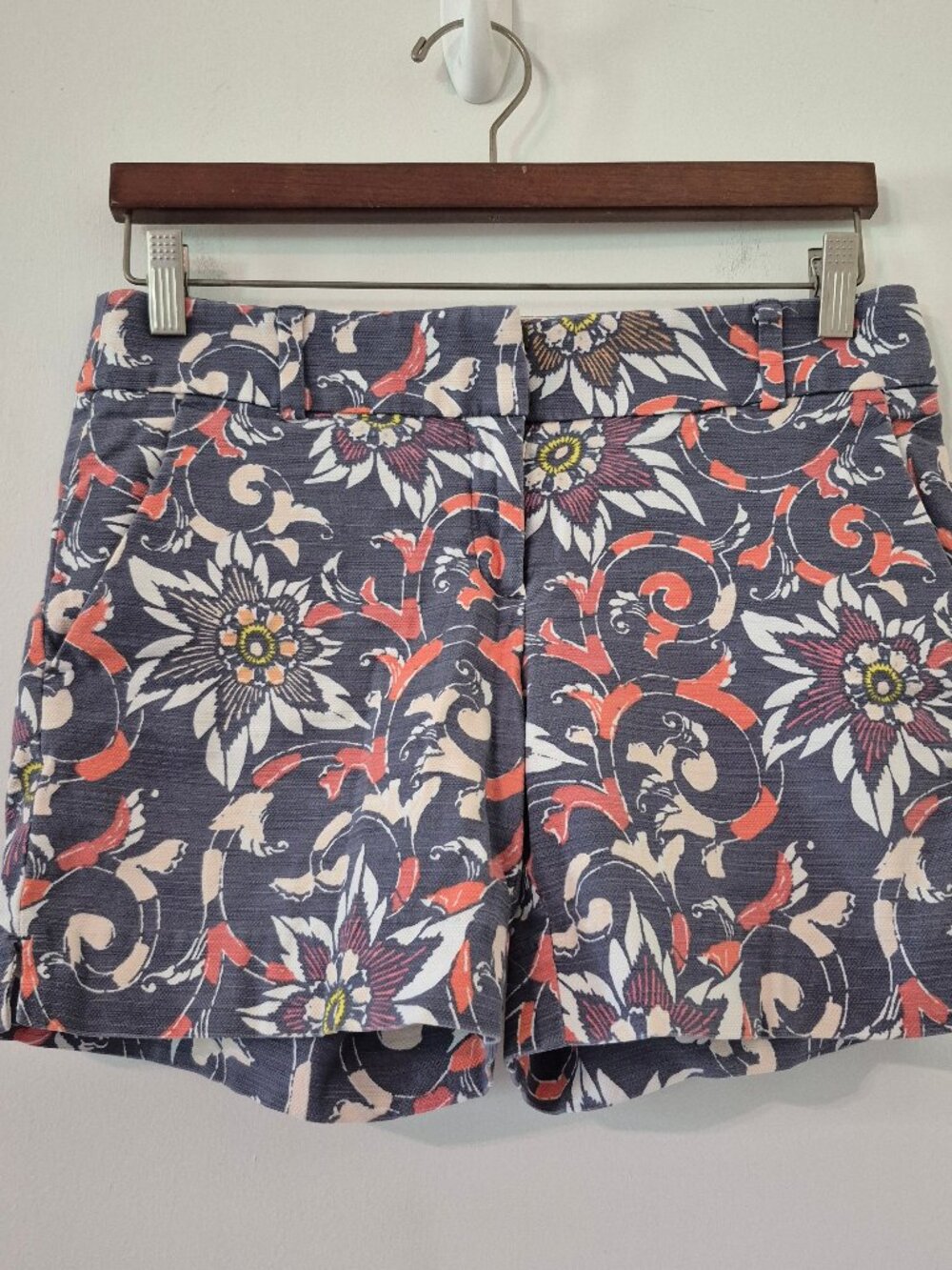 LOFT The Riviera Shorts Women's Size 0 Floral Coastal Grandmother Preppy‎ Boho